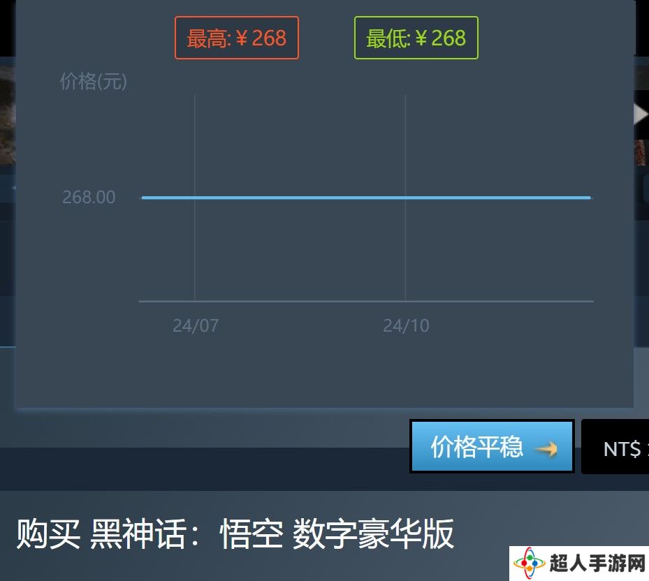 Steam冬季特卖开启 《黑神话》价格依旧坚挺