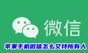 苹果手机微信怎么艾特所有人？不是群主微信群艾特所有人的方法